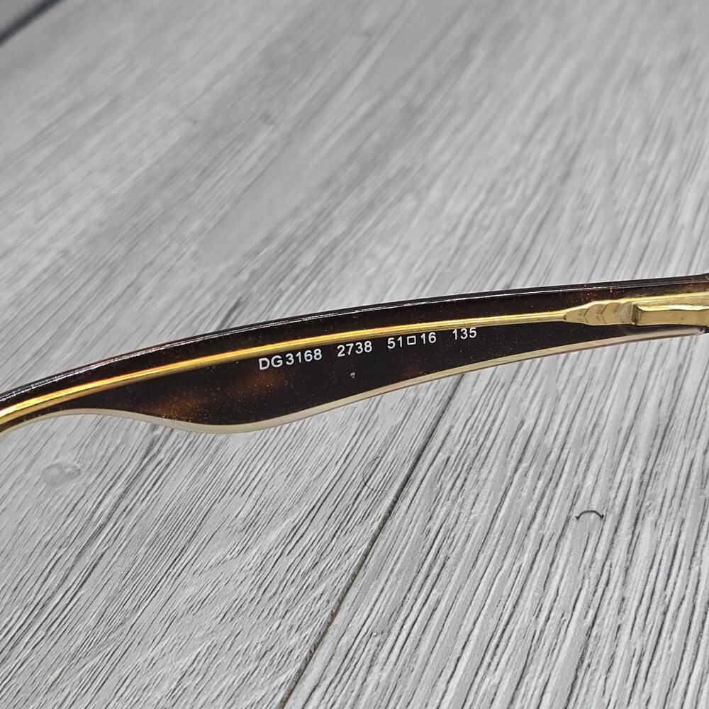 Dolce & Gabbana Eyeglasses DG 3168 2738 Frame Tortoise Women 51[]16 135 - Picture 3 of 5